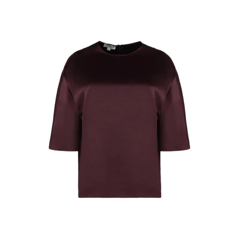 VINCE Satin T shirt-0