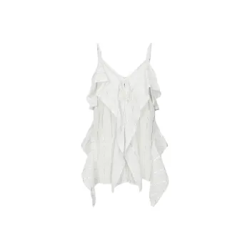 URBAN REVIVO Camisoles Women's White Stripes
