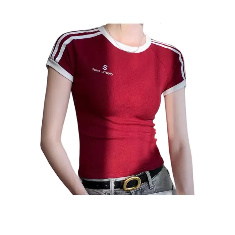 Cotton Gene Crop Tops Women's-11