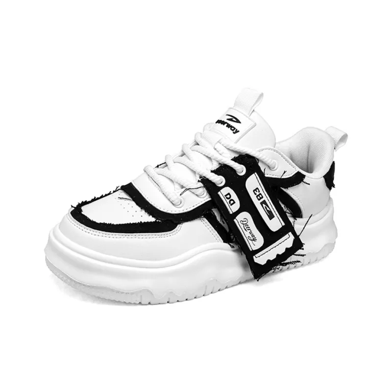 DEERWAY Coverage Slip Resistant Lightweight Low Top Skateboard Shoes Men's-0