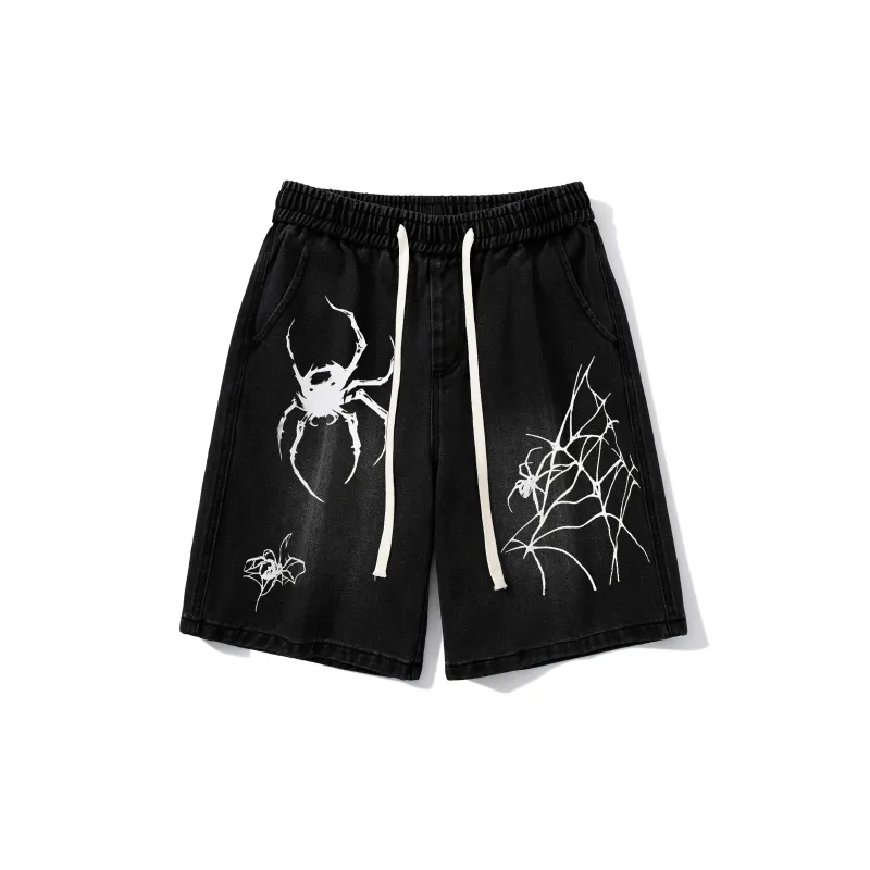 VXOXV Denim Shorts Unisex-0