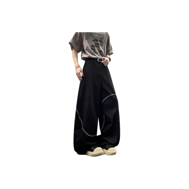 FOMOCE Jeans Unisex Black-0