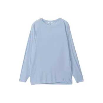 CINOH T Shirts Women's Sax Blue