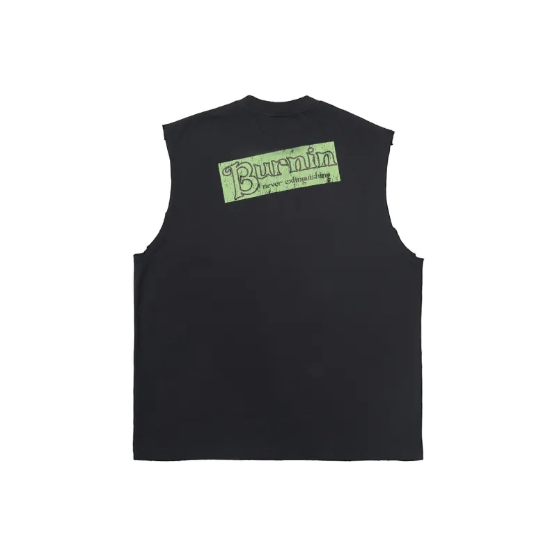 BURNIN Tank Tops Unisex Black-1