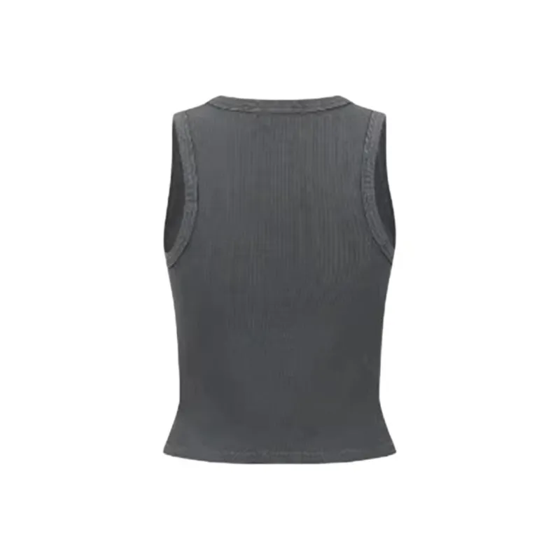 URBAN REVIVO Tank Tops Women's Dark Gray-1