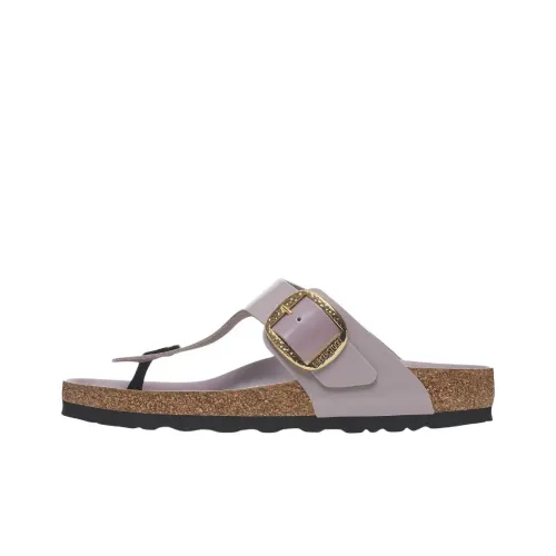 Birkenstock Gizeh Big Buckle EVA Abrasion Resistant Flip Flops Women's Purple Regular Loose Fit