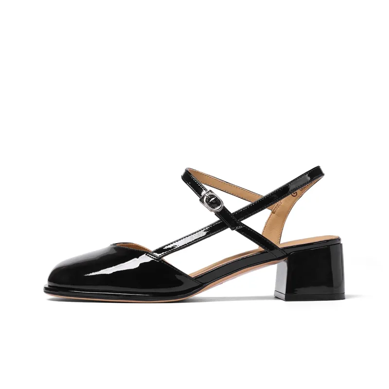 GOLDLION Chunky Heel High Heels Women's-5