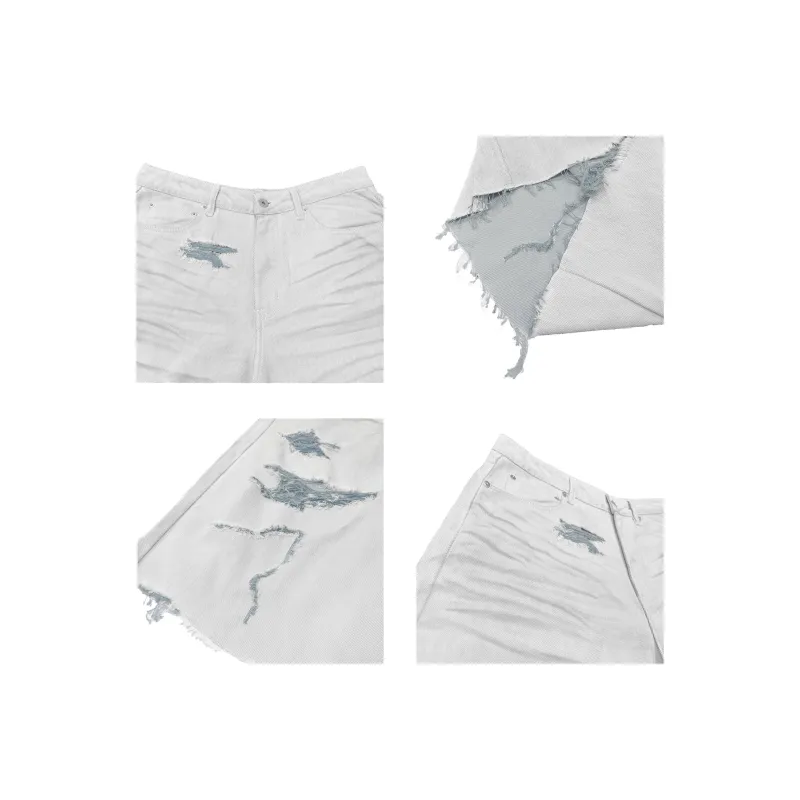 WANNA LAB SS25 Denim Shorts Unisex-2