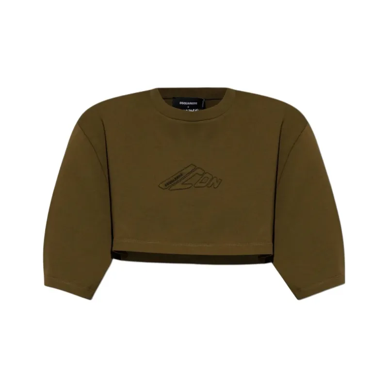 DSQUARED 2 Cropped T shirt-0