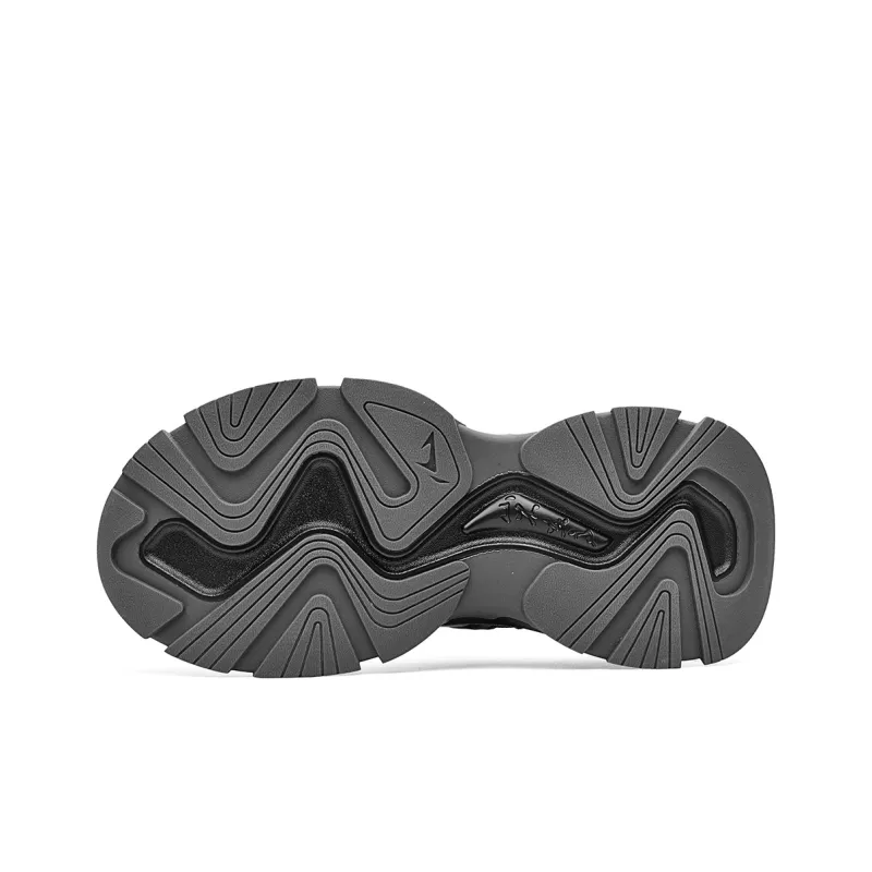 HLA The Mountain Is Not In The High Series Height Increasing Breathable Low Top Chunky Sneakers Men's-4