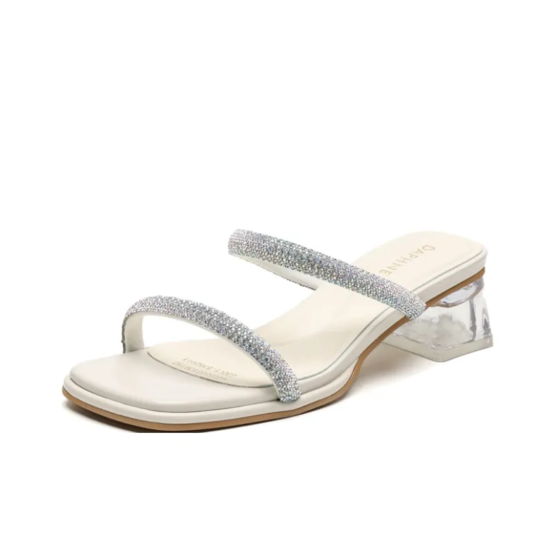 DAPHNE Rubber Sole Slip Resistant Slide Slippers Women's-6