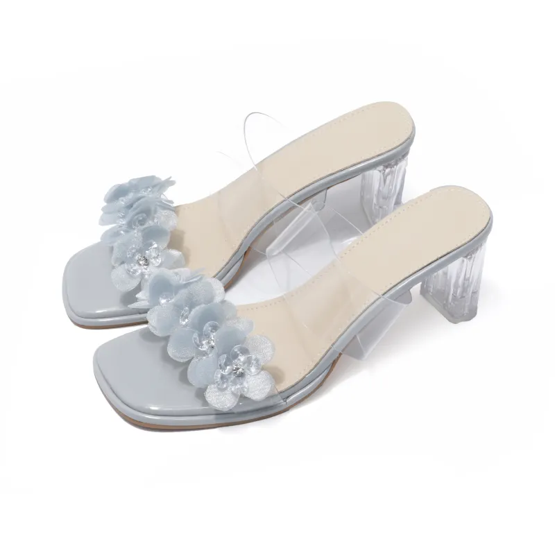 Be Good Chunky Heel High Heels 6cm Women's-6