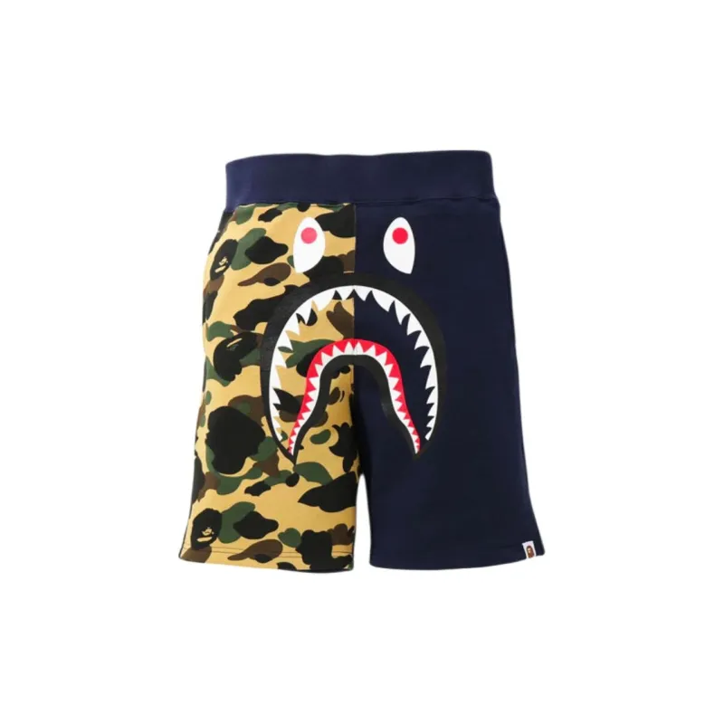 Bape Shark Sweat Shorts-0