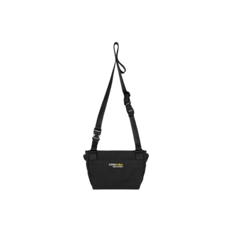 Supreme Canvas Bag, Messenger Bag, Crossbody Bag Mini Unisex Black-2