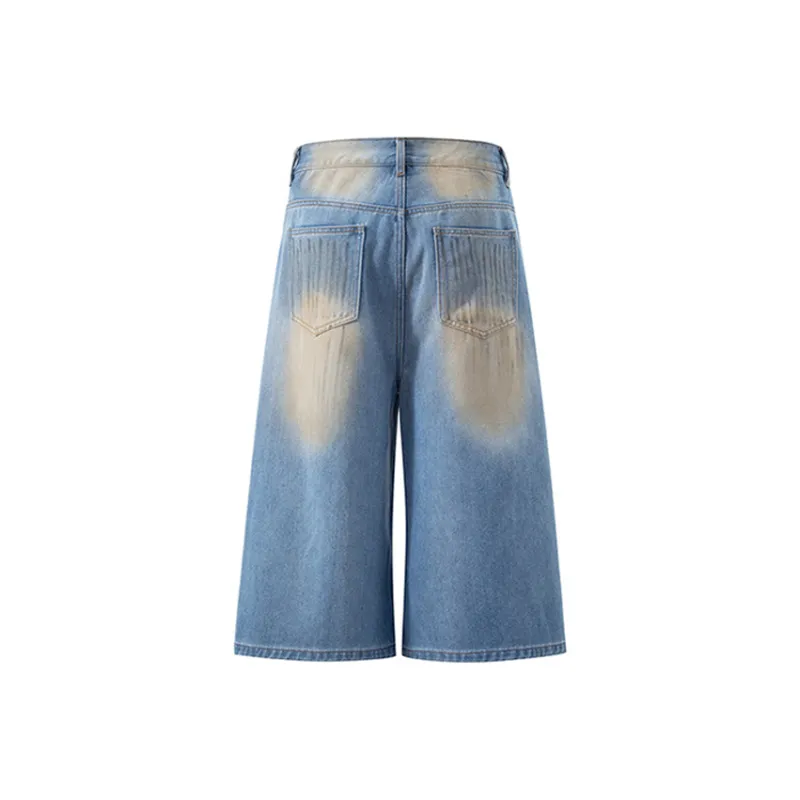 ZYKY Denim Shorts Unisex Blue-1