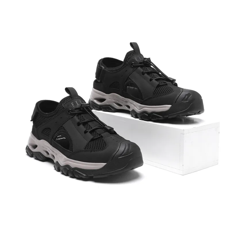 ELLE HOMME River Trekking Shoes Men's Black-2