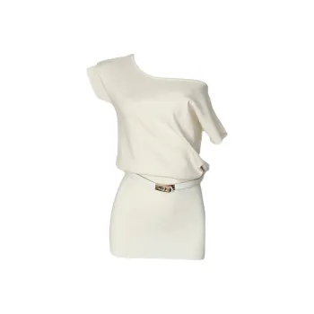 GUOZHEN Short Sleeved Dress Women's