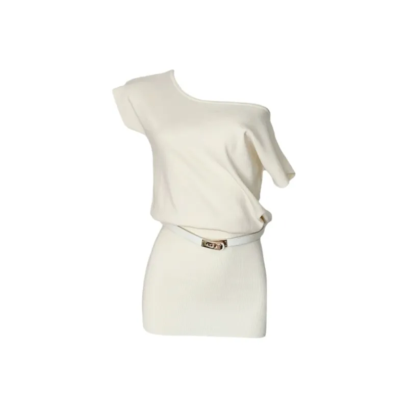 GUOZHEN Short Sleeved Dress Women's-0