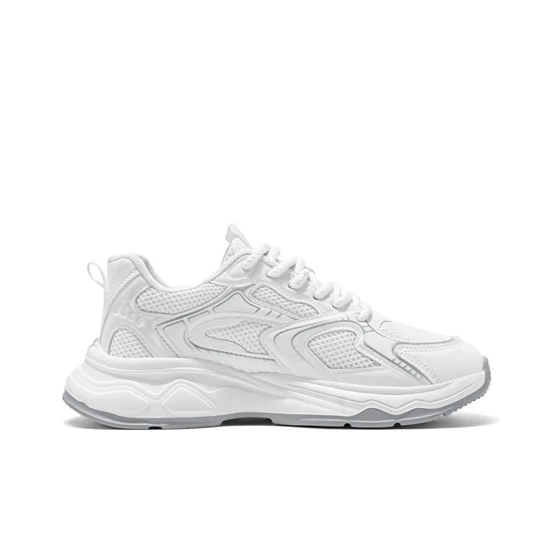 DINGGU Abrasion Resistant Breathable Coverage Low Top Chunky Sneakers Men's-5
