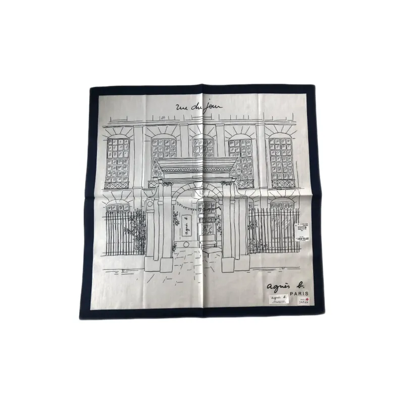 Vivienne Westwood Cotton Silk Scarves Unisex White-0