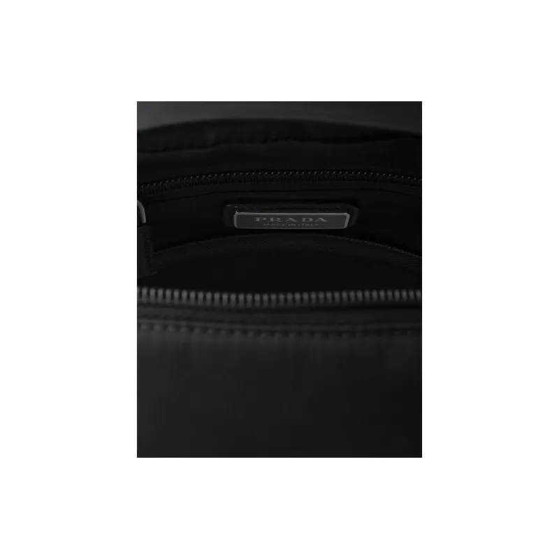 PRADA Re Nylon Recycled Nylon Backpack Unisex Black-4