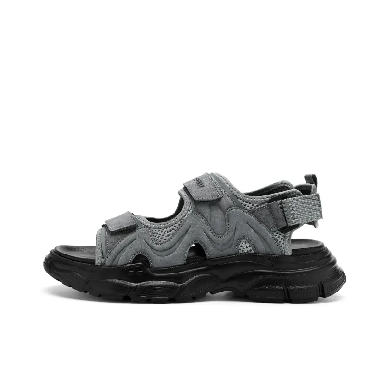 JEEP SPIRIT Beach Sandals Men's Gray-0
