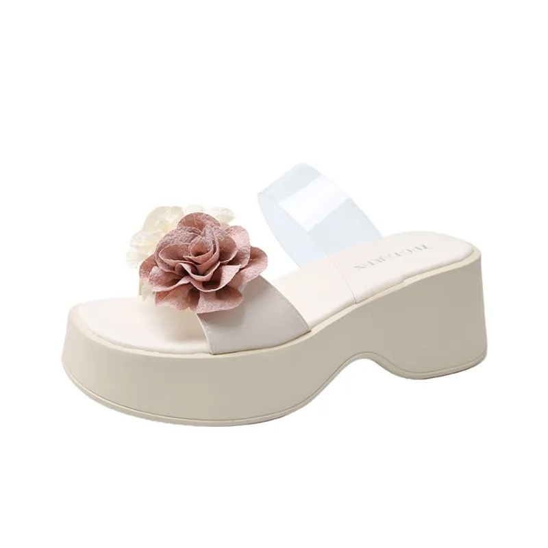 Puppytown Rubber Sole Crystal Quick Dry And Abrasion Resistant Slide Slippers Women's-5