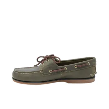 Timberland Classic Boat Lightweight Low Top Casual Shoes Men's Olive Green