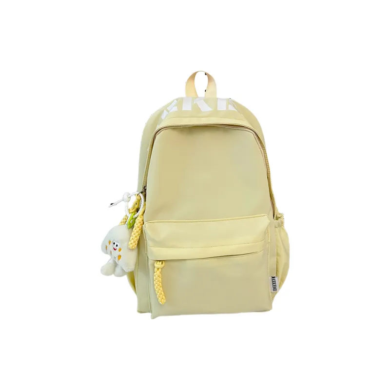 Wolfhorse Nylon Backpack Unisex Pink/Blue/White/Black/Yellow/Red-38