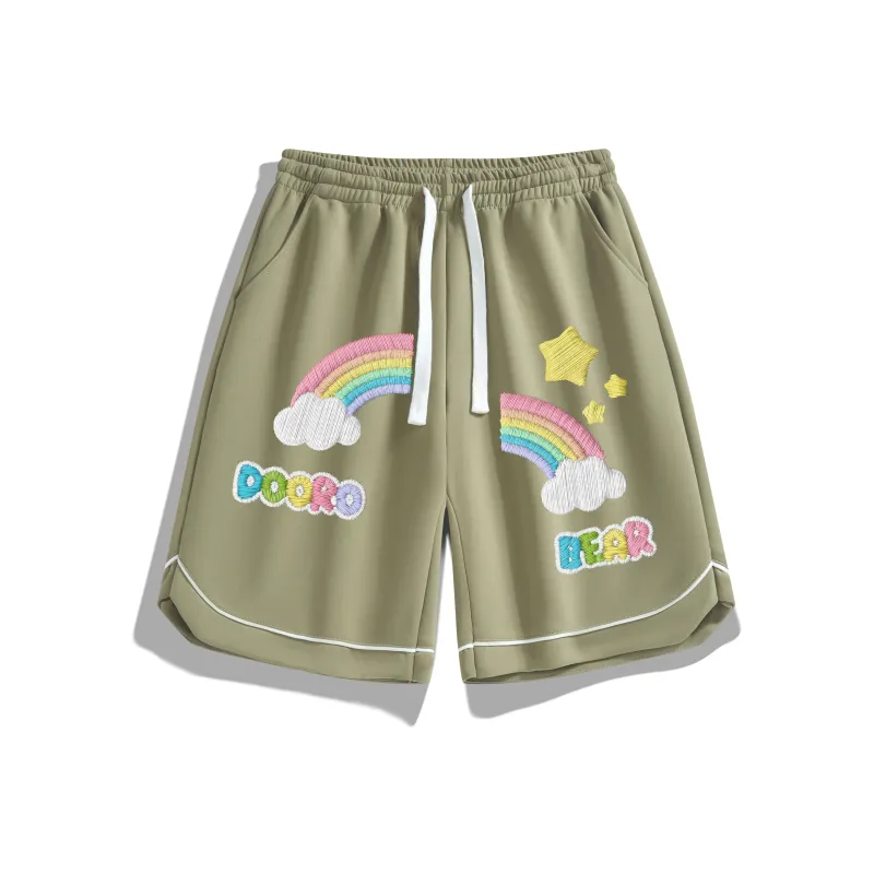 Budding Bear Casual Shorts Unisex-8
