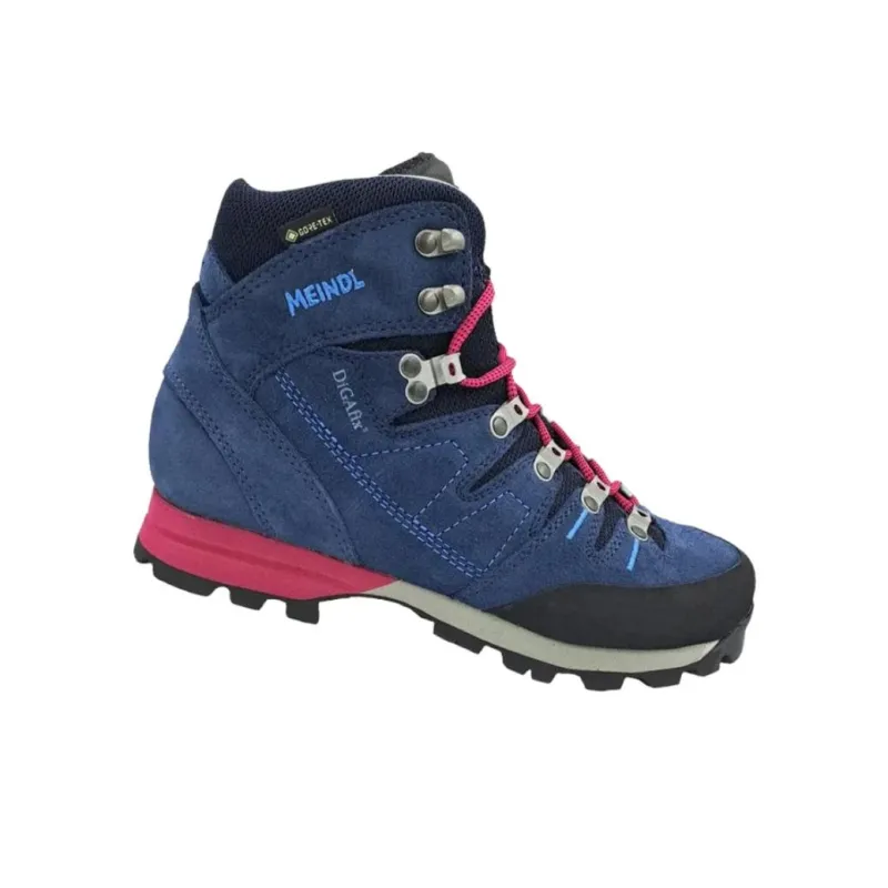 MEINDL Anti Slip Wear Resistant High Top Hiking Shoes Women's Blue-1