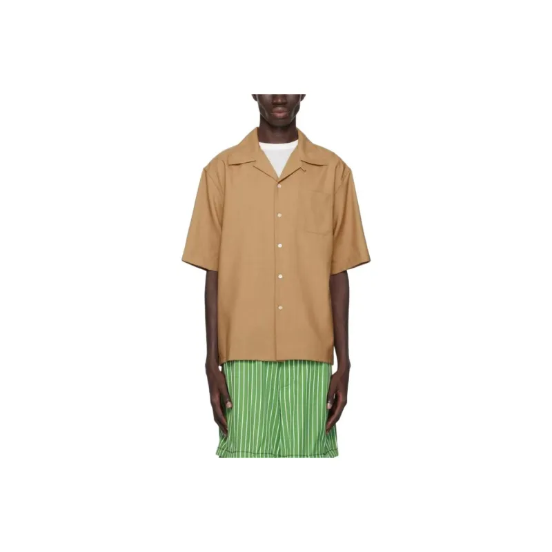 MARNI Tropical Wool Shirt-0