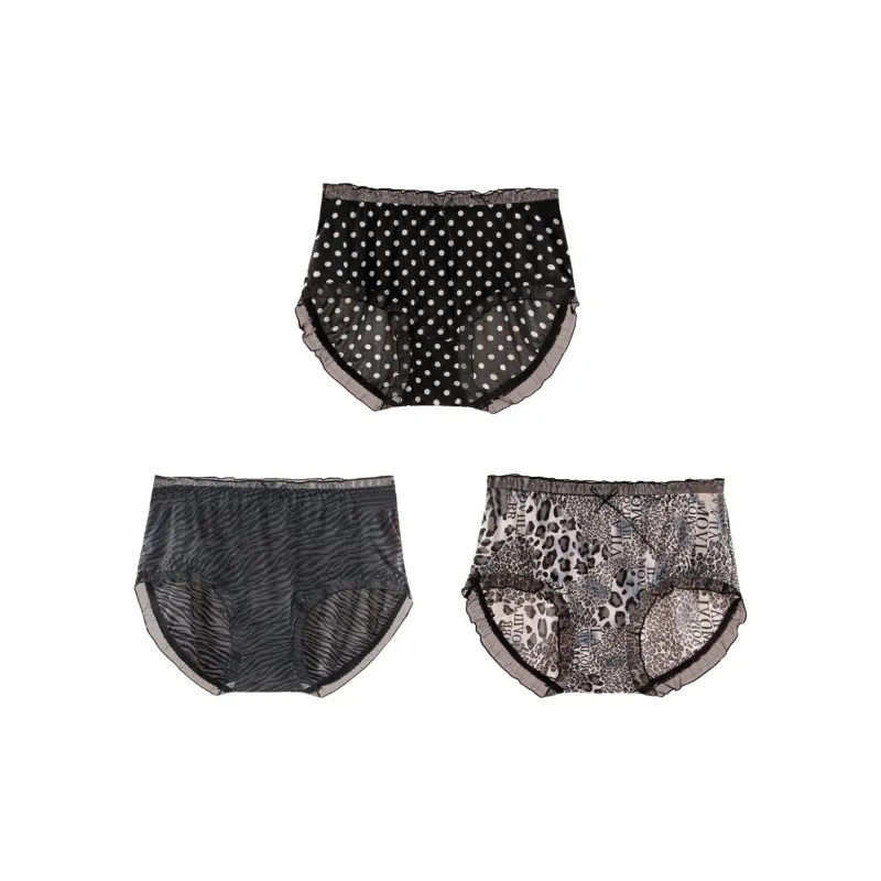 Flowers In Water Underpants Women's 3 Pack-10