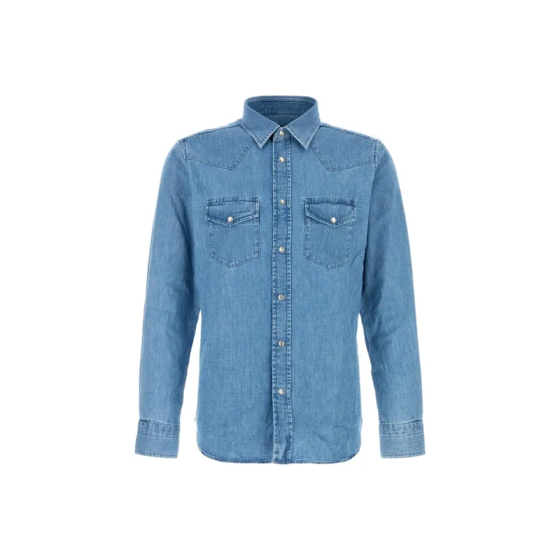 TOM FORD Slim fit Denim Shirt-0