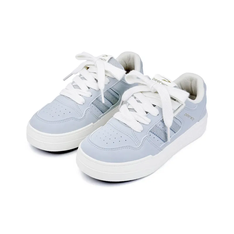 DEERWAY Wear resistant, Lightweight, Breathable, And Non slip. Low Top Casual Shoes Women's Haze Blue-1