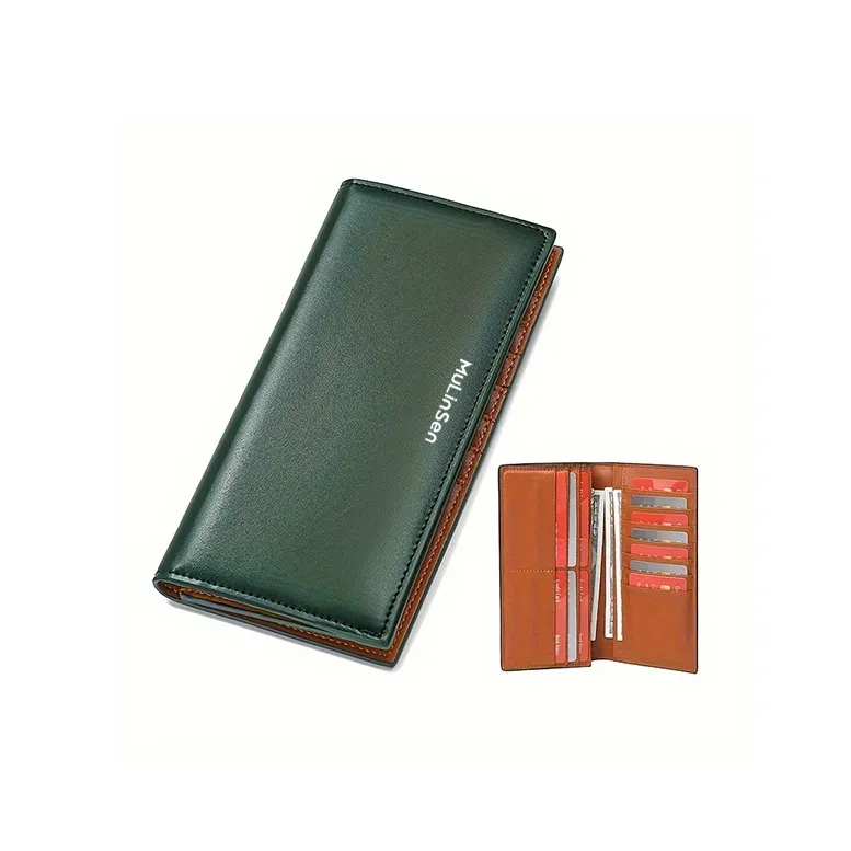 Mulinsen PU Wallet Regular Unisex Black/Blue/Brown/Jasper-5