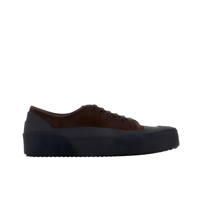 STUDIO NICHOLSON Sharp Sn Canvas Shoes Women's Umber-1
