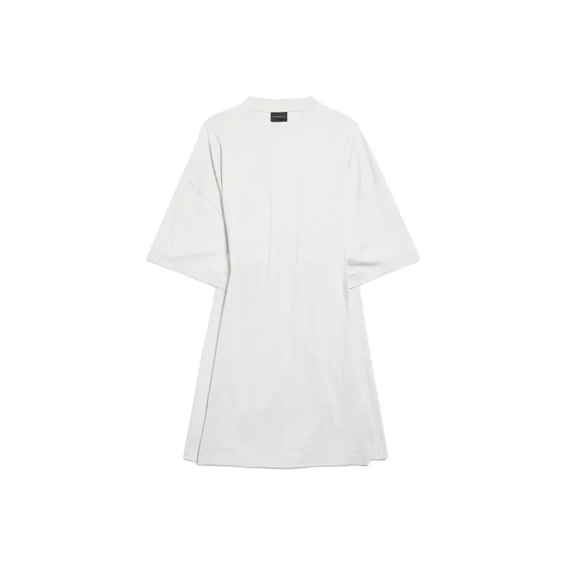 Balenciaga FW25 Short Sleeved Dress Regular Fit Women's White-0