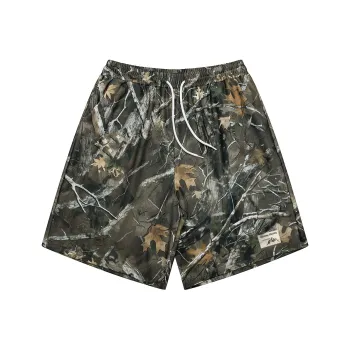 WSRX Casual Shorts Unisex Maple Leaf Green