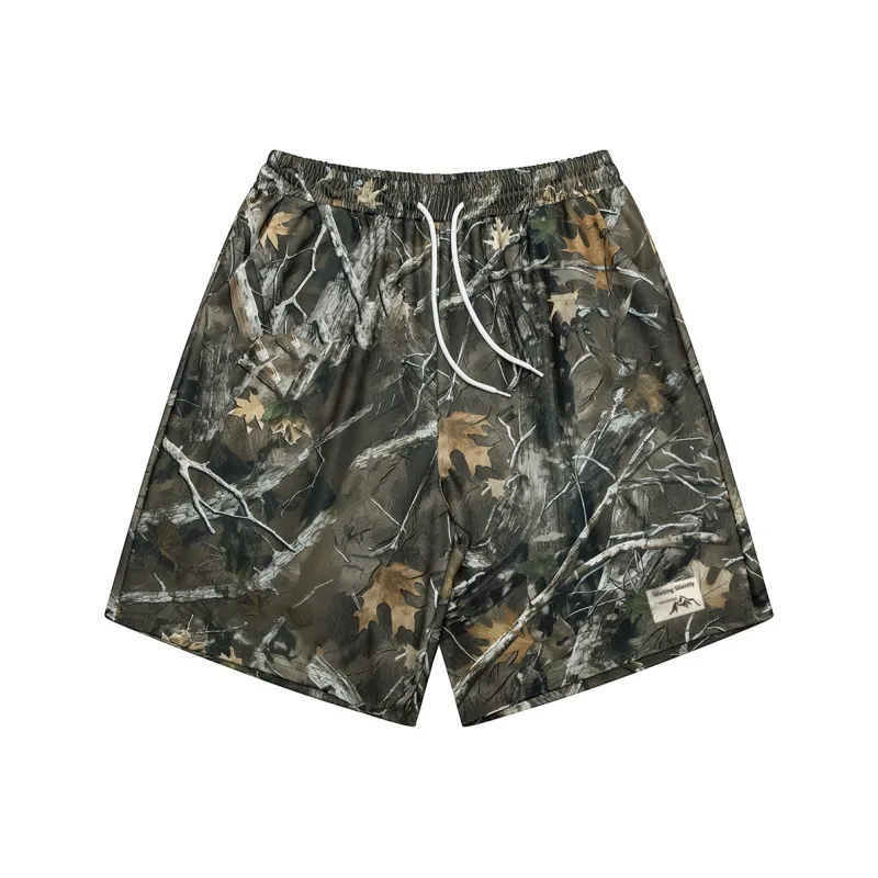 WSRX Casual Shorts Unisex Maple Leaf Green-0