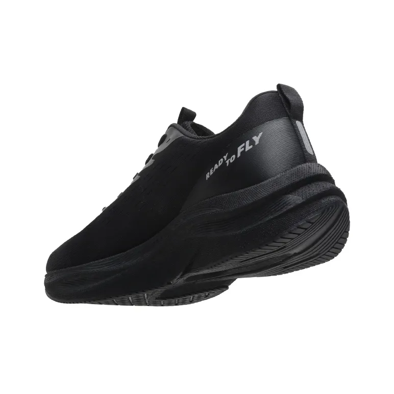 AVOCCO Running Shoes Unisex Low Top Crescent White/Thunder Black-8