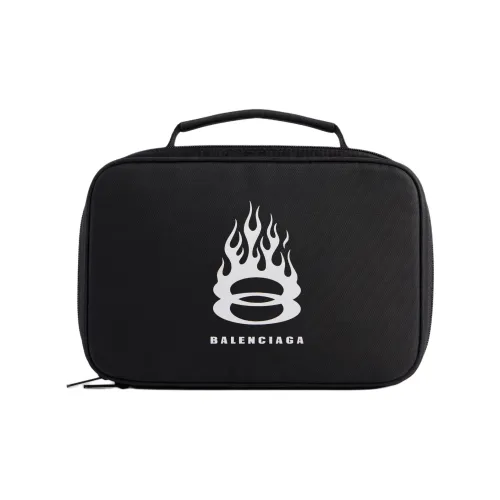 Balenciaga Beech Wood Travel Storage Bag Unisex Black