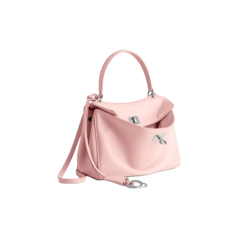 Balenciaga Rodeo Cow Leather Handbag Mini Unisex Pink-1