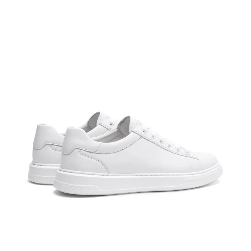 ELLE HOMME Skateboard Shoes Men's White-2
