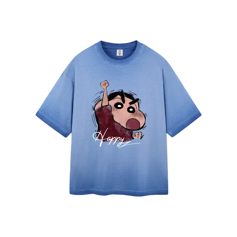 Crayon Shinchan Short Sleeved T Shirts Unisex-6