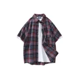 Red Plaid[Short-Sleeved]