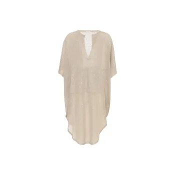 Brunello Cucinelli Metallic threading Tunic