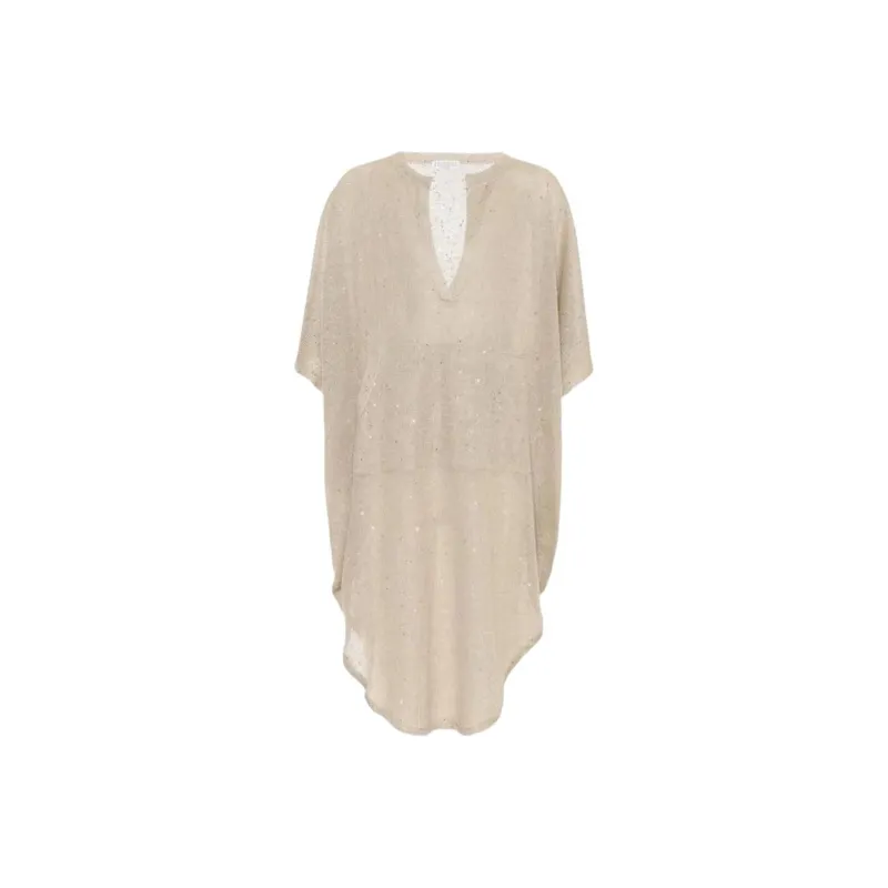 Brunello Cucinelli Metallic threading Tunic-0