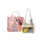 Ecru+Ribbon+Shopping Bag