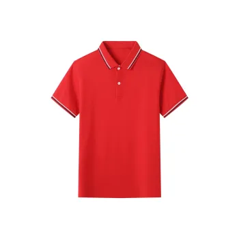 ARTSDON Polo Shirts Men Red